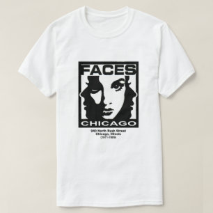 Camiseta Faces, Chicago, Illinois