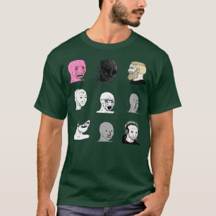 Camiseta Faces da edição NPC do pacote de inicialização de