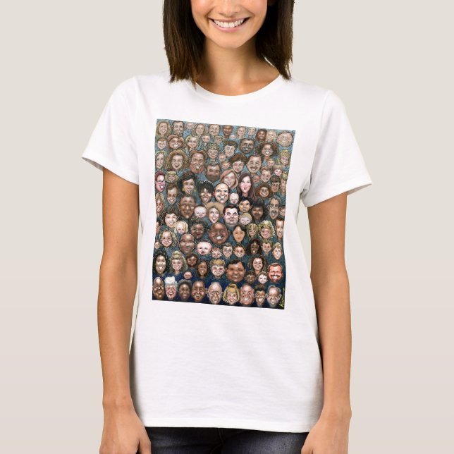 Camiseta Faces de Humanidade (Frente)