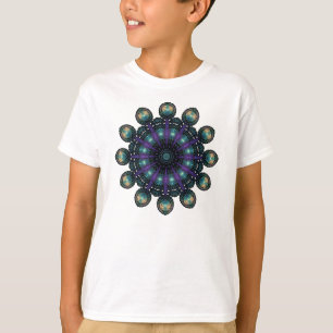 Camiseta Faces do relógio - Fractal do Apophysis
