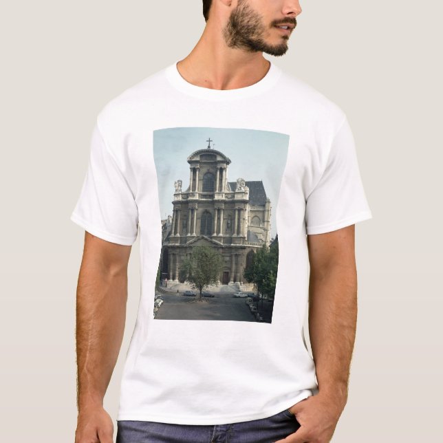 Camiseta Fachada da igreja de Santo-Gervais (Frente)