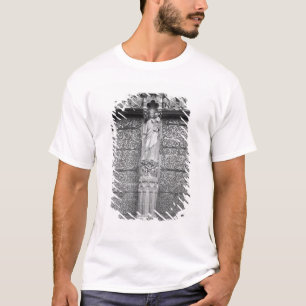 Camiseta Fachada de Notre-Dame, portal esquerdo, Paris