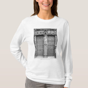 Camiseta Fachada de Notre-Dame, portal esquerdo, Paris