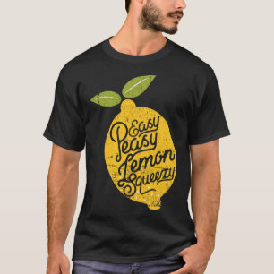 Camiseta Fácil amendoim-limão-apertado Fruta-de-Citrus Dift