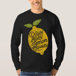 Camiseta Fácil amendoim-limão-apertado Fruta-de-Citrus Dift
