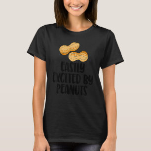 Camiseta Fácil Animação Por Amendoins Ressalta A Revelação 