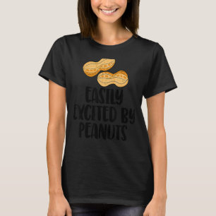 Camiseta Fácil Animação Por Amendoins Ressalta A Revelação 