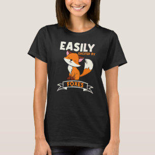 Camiseta Fácil Animação Por Raposas Animais Selvagens Rapos
