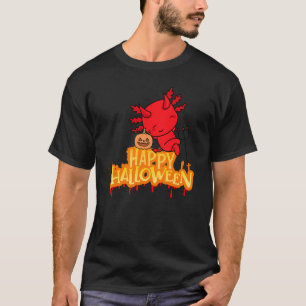 Camiseta Fácil Axolotl Halloween Kids Axolotl