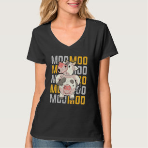 Camiseta Fácil Criação De Vaca Fazenda De Vaca Animal De Mo