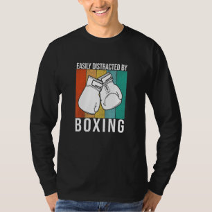 Camiseta Fácil distração com o Boxing - Boxing Glove Fighti