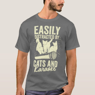 Camiseta Fácil Distração Por Cats E Karaoke