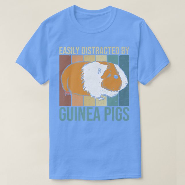 Camiseta Fácil distração por Design de cobaias para um Guin (Frente do Design)