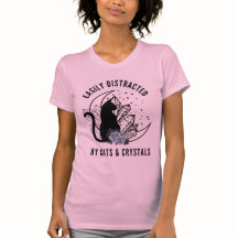 Fácil Distração por Gatos e Cristais Boho