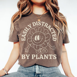 Camiseta Fácil Distração Por Plantas | Planta Lady Lover