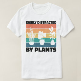 Camiseta Fácil Distração Por Plantas Plantando Amor Colorid