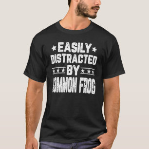 Camiseta Fácil Distração Por Sapo De Sapo Comum