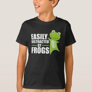 Camiseta Fácil Distração Por Sapos Sapos Engraçados