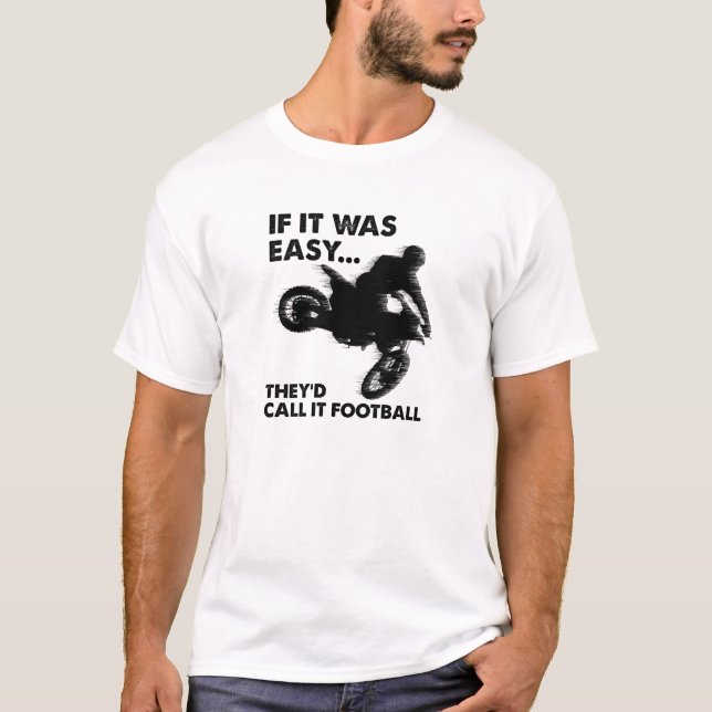 Camiseta Fácil é Futebol Engraçado (Frente)