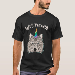 Camiseta Fácil Festa Encantada do Wolf Halloween do Unicorn