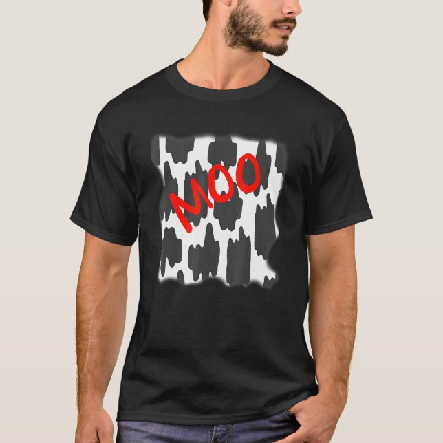 Camiseta Fácil Impressão de Vaca (Frente)