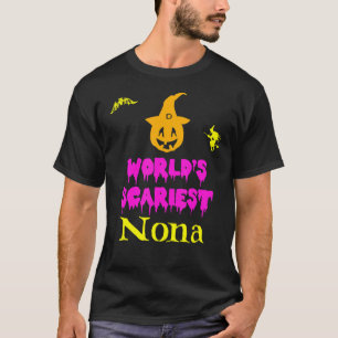 Camiseta Fácil roupa de Nona Halloween mais assustadora do