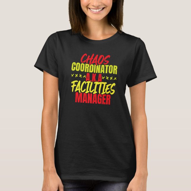Camiseta Facilities Manager Job Maintenance Employee Profes (Frente)