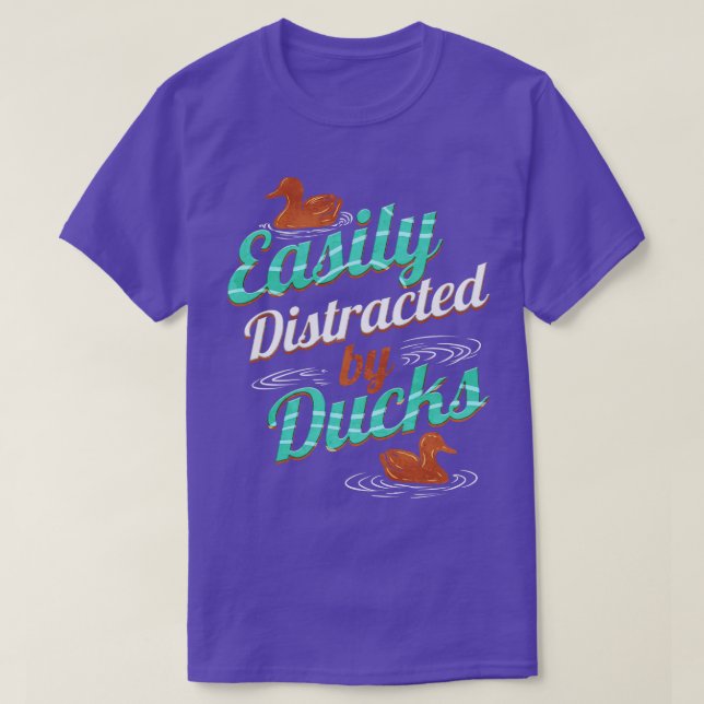 Camiseta Facilmente distraído (Frente do Design)