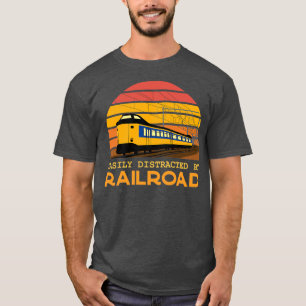 Camiseta Facilmente Distraído Pela Ferroroad