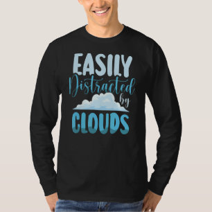 Camiseta Facilmente Distraído Pelo Meteo De Previsão De Tem