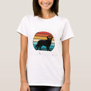Camiseta Facilmente Distraído pelo Pôr do Sol Retrô do Gold