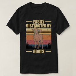 Camiseta facilmente distraído por CABRAS