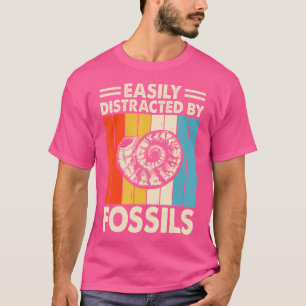 Camiseta Facilmente Distraído Por Caça De Fósseis