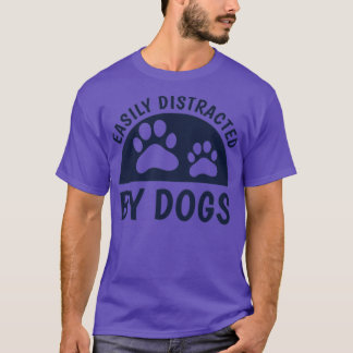 Camiseta Facilmente distraído por cães Engraçados cachorrin