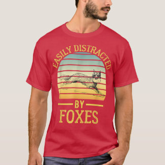 Camiseta Facilmente Distraído Por FoesFunny Retro Vintage D