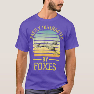 Camiseta Facilmente Distraído Por FoesFunny Retro Vintage D