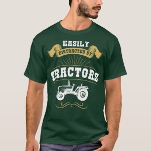 Camiseta Facilmente Distraído Por Tratores