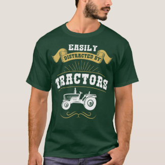 Camiseta Facilmente Distraído Por Tratores