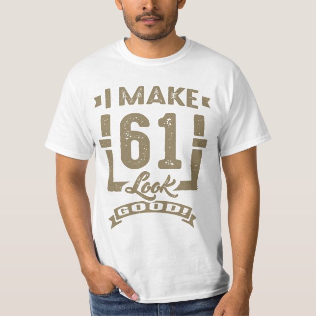 Camiseta Faço 61 Ficar Bem! (Frente)