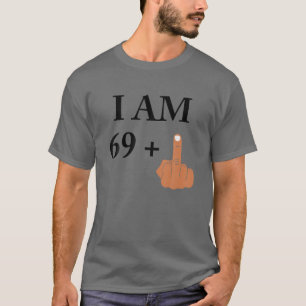 Camiseta Faço 69 anos mais um 70 engraçado de 1950 de 195