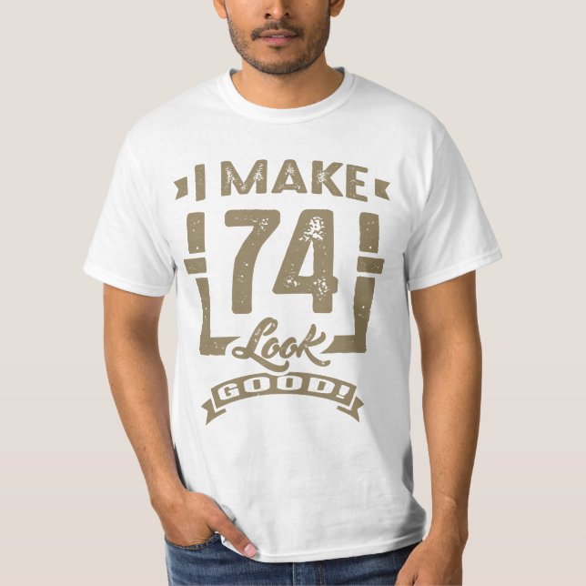 Camiseta Faço 74 Ficar Bem! (Frente)