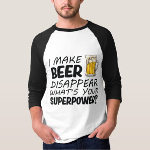 Camiseta Faço a cerveja desaparecer