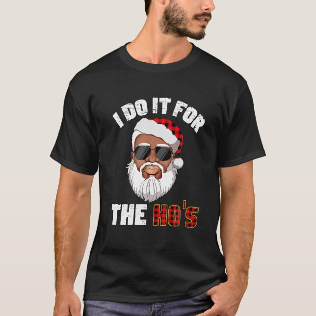 Camiseta Faço-O Para Os Papais noeis De Natal 2 (Frente)
