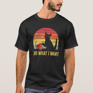 Camiseta Faço O Que Quero  Gato Animal de Estimação  Essenc