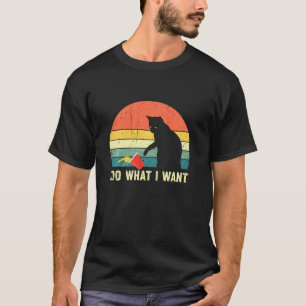 Camiseta Faço O Que Quero, Vintage Engraçada Para Proprietá