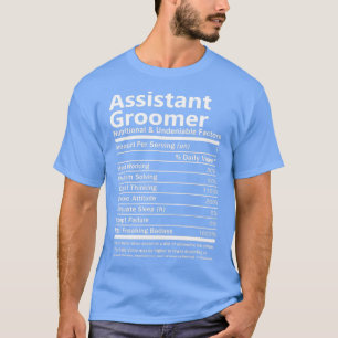 Camiseta Facto Nutricional e Inegável do Groomer Assistente