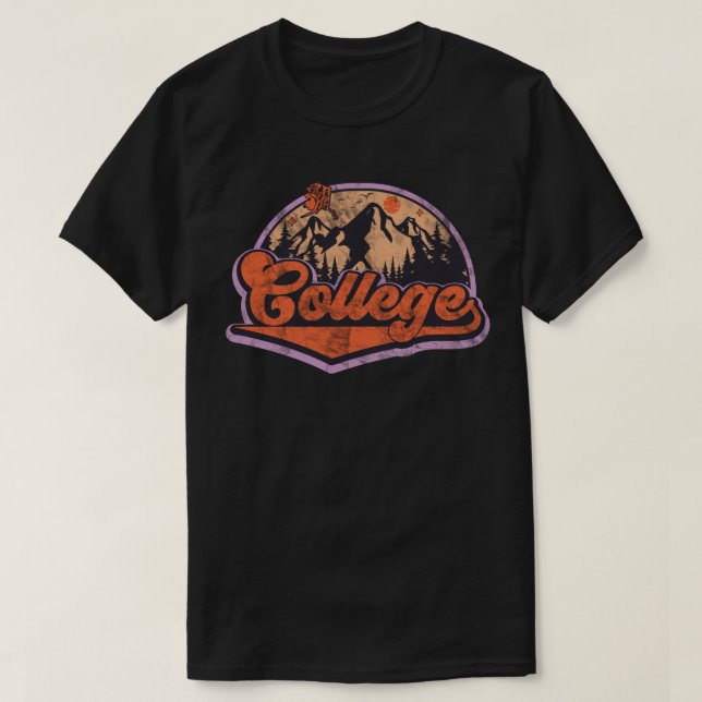 Camiseta Faculdade, Alasca (Frente do Design)