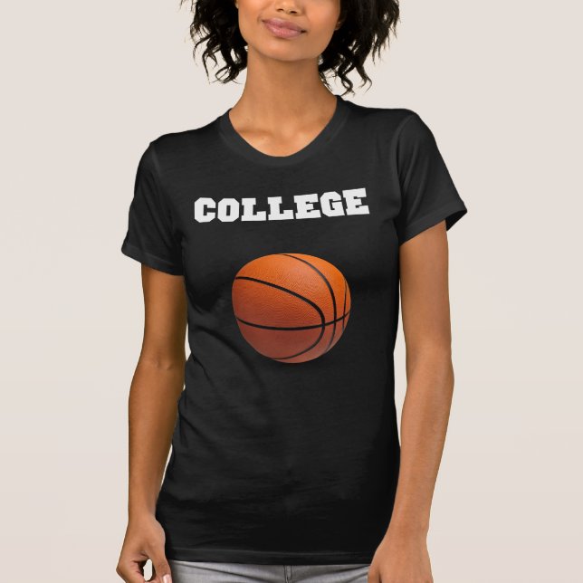 Camiseta Faculdade de Basquete (Frente)