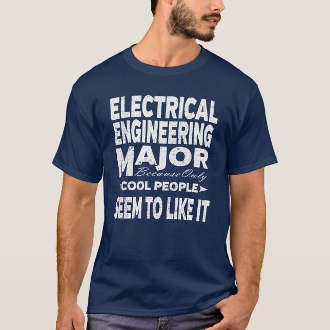 Camiseta Faculdade de Engenharia Elétrica Grandes Pessoas L (Frente)