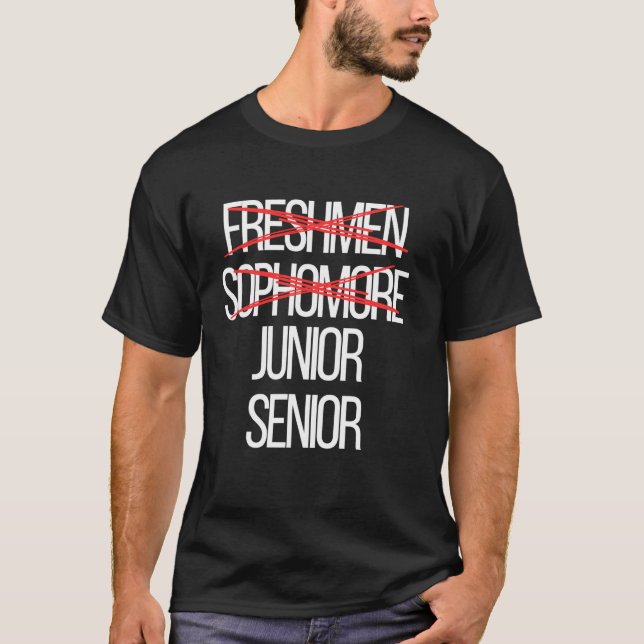 Camiseta Faculdade de Segundos graus Engraçada do segundo a (Frente)